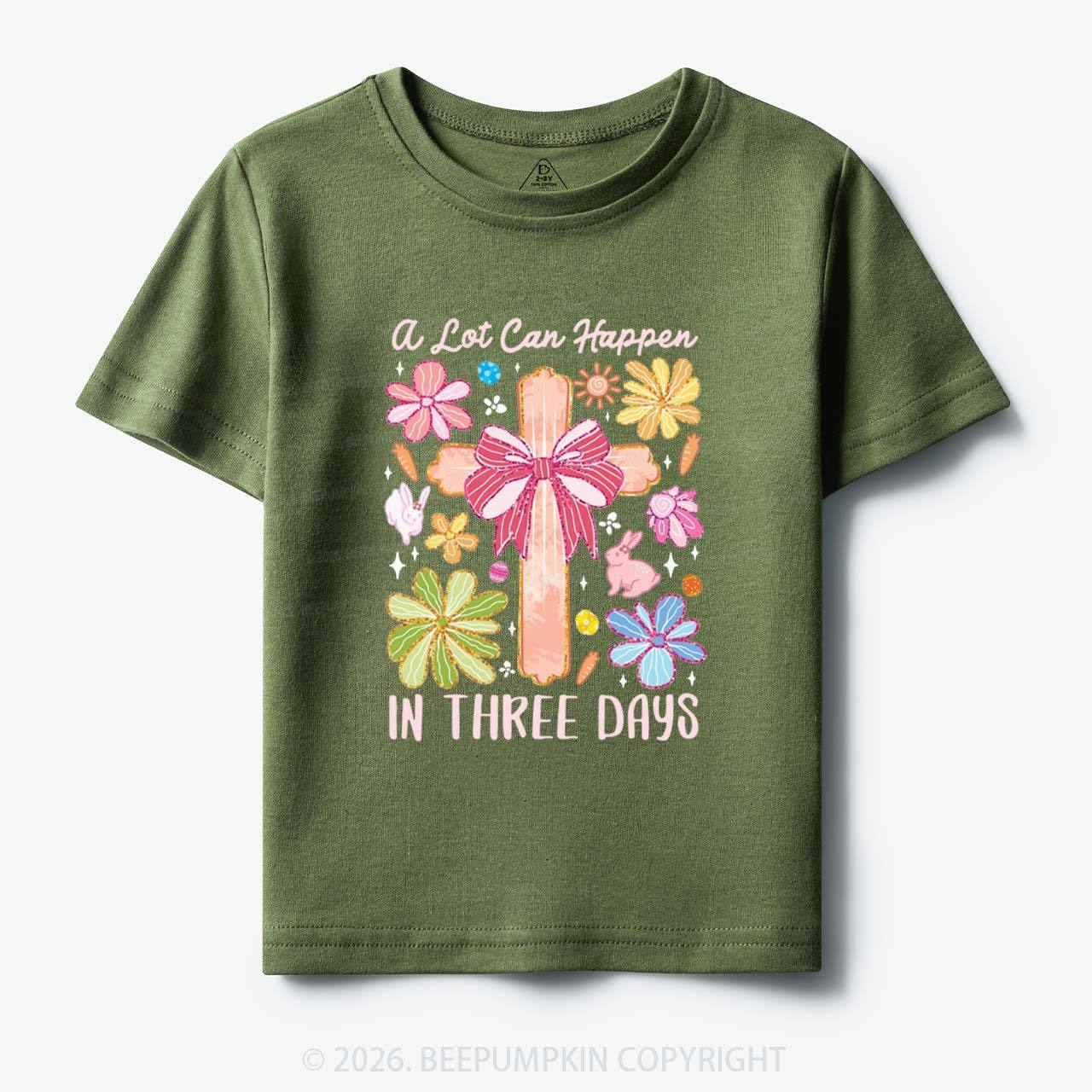 A Lot Can Happen In Three Days Toddler&Kids Tees