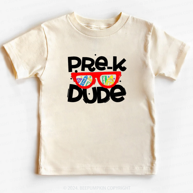 Pre-K Dude Back To School Shirt 