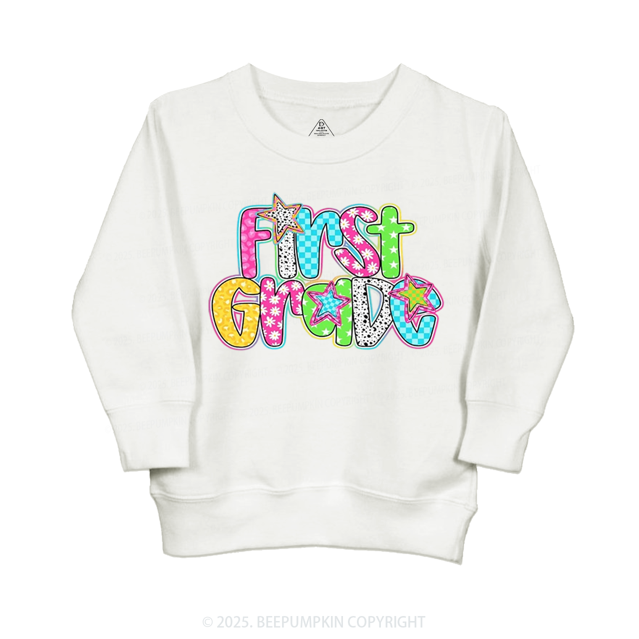 Personalized Grade Glow Up Kid's Sweatshirt