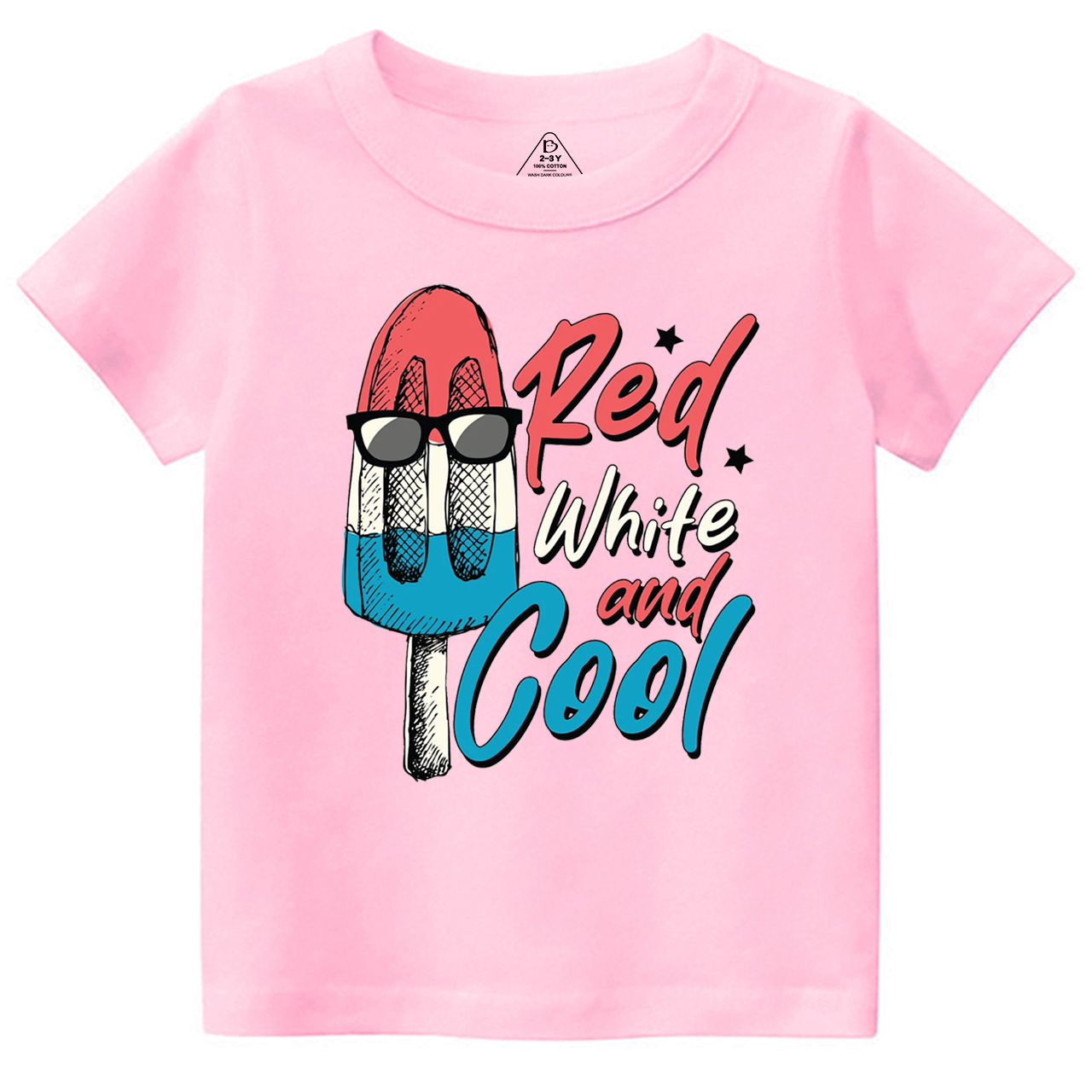 Red, White And Cool Toddler&Kid's Tees Beepumpkin 