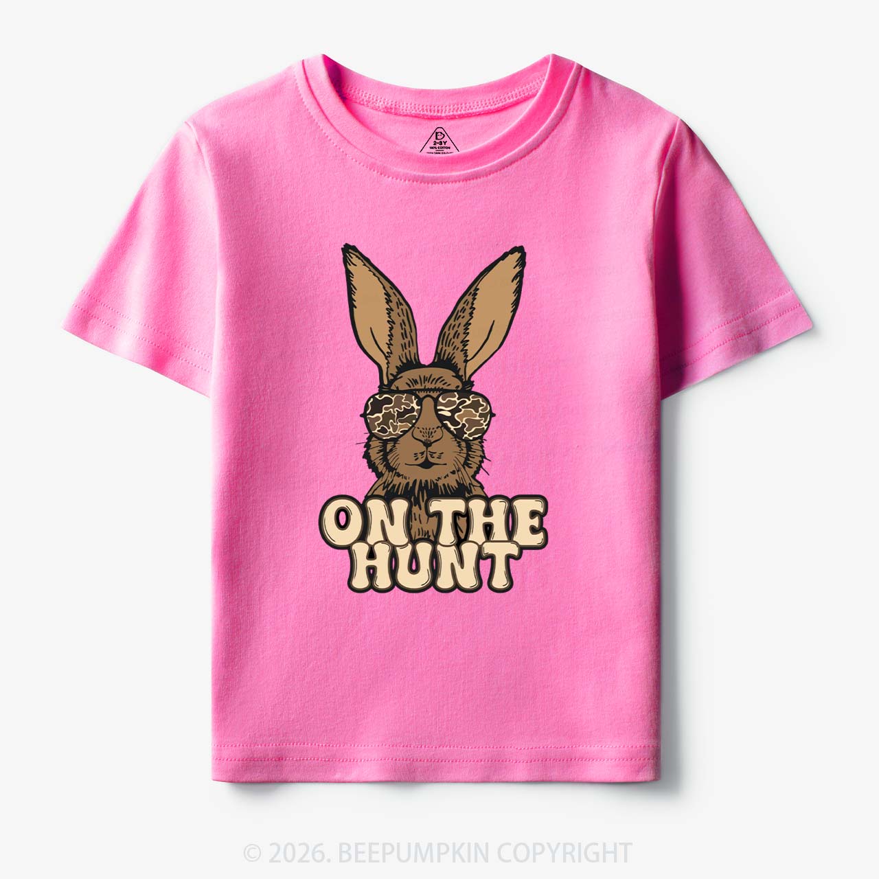 Camo Bunny On The Hunt Toddler&Kid's Tees