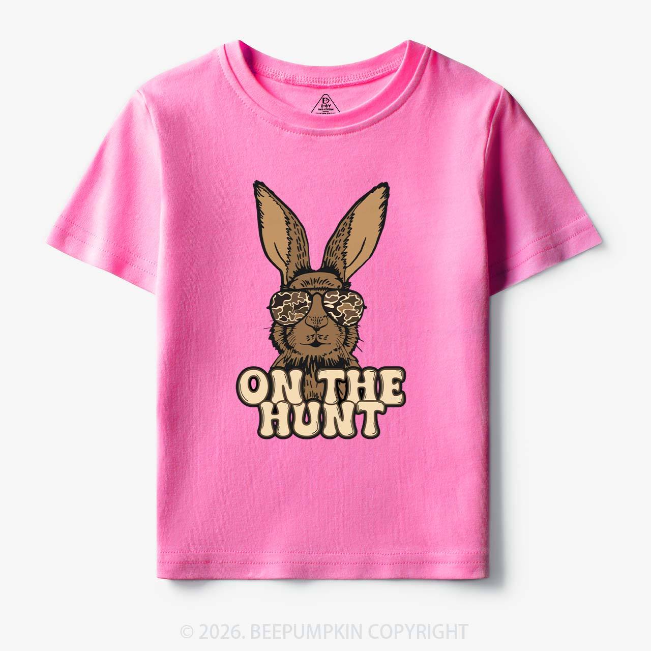 Camo Bunny On The Hunt Toddler&Kid's Tees