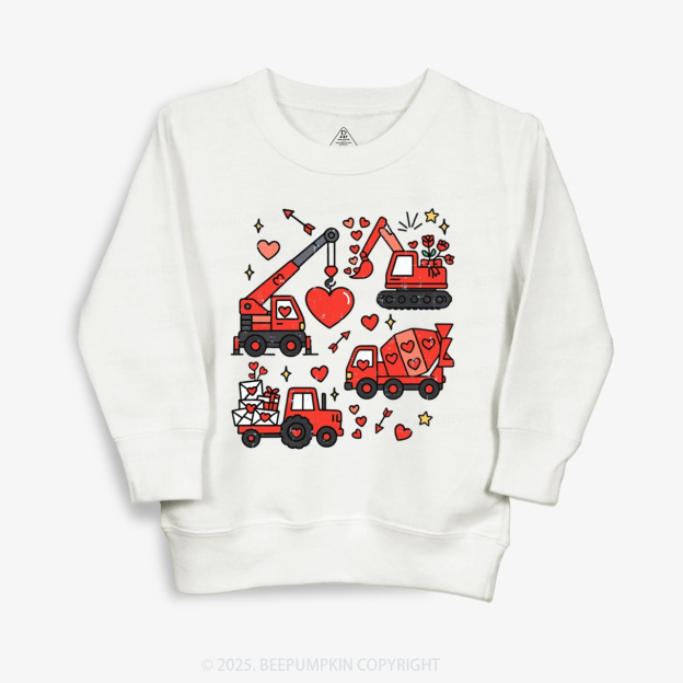 Operation Love Build Valentine's Day Kid's Sweatshirt