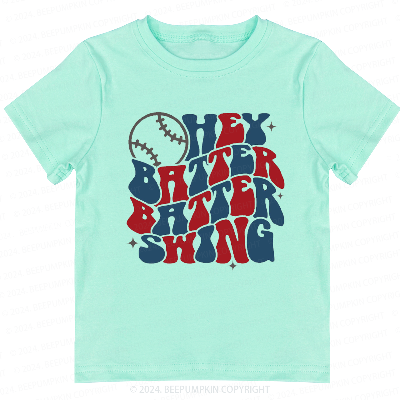 Sports Hey Batter Batter Swing Toddler&Kids Tees 
