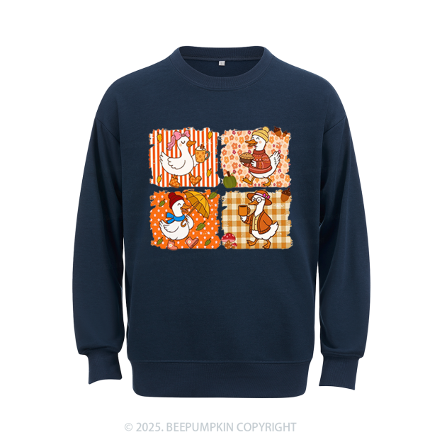 Silly Goose Autumn Sweatshirt Beepumpkin
