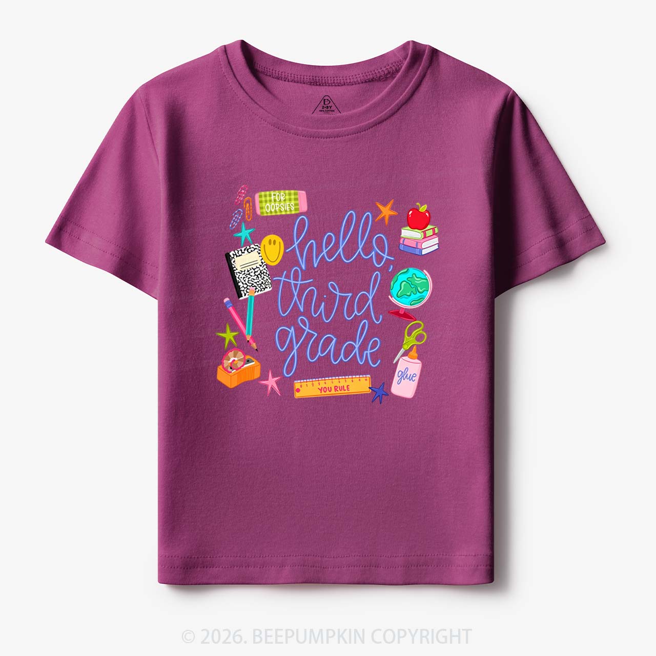 Personalized Cute Hello Grade Toddler&Kid's Tees