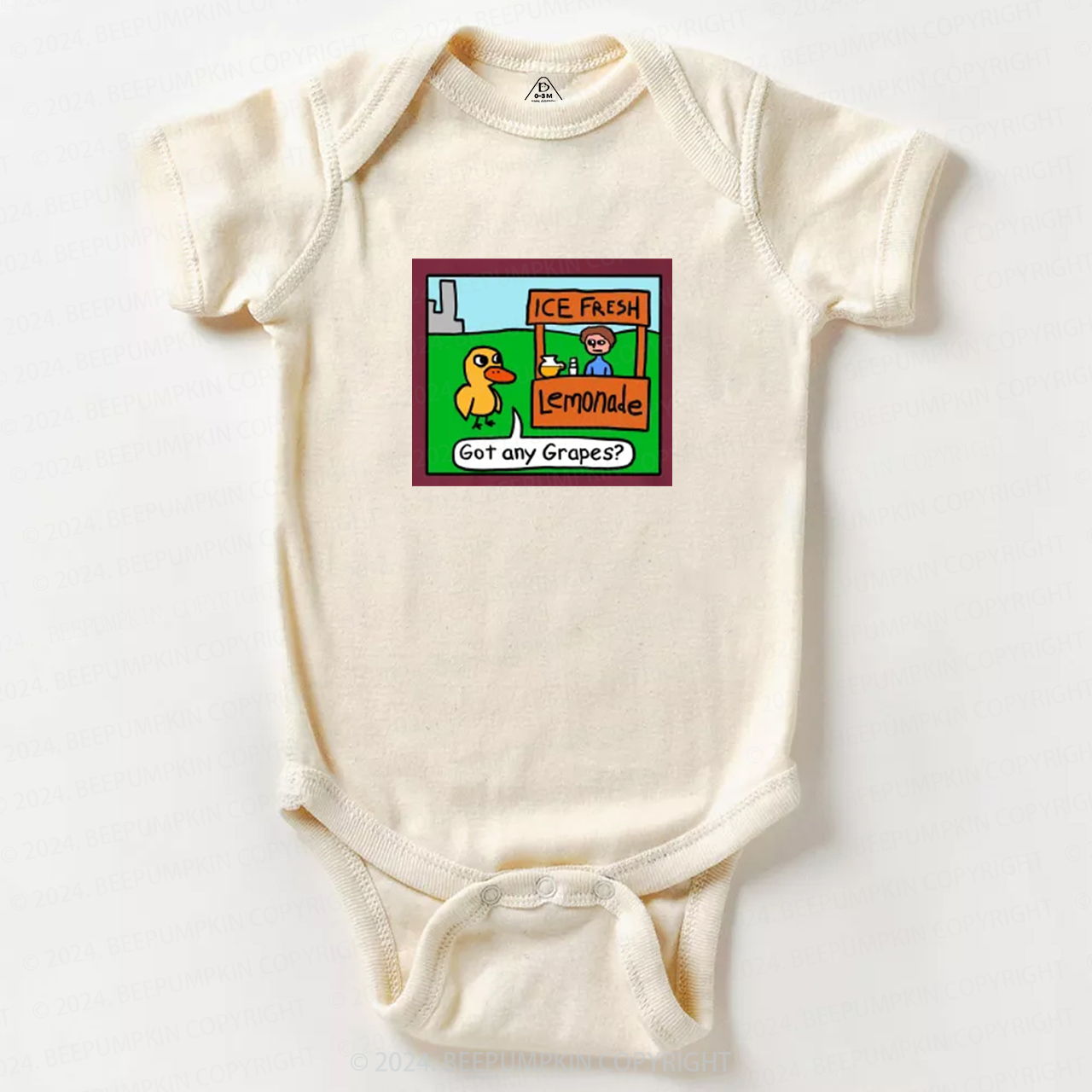 Cute Duck Animation Baby Bodysuit 8 