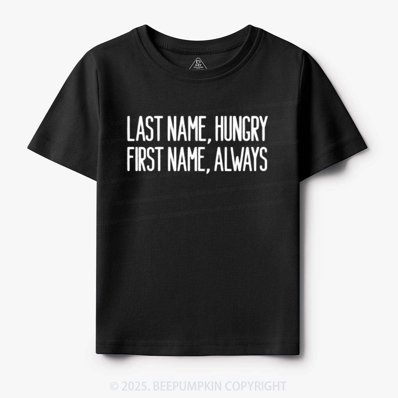 LAST NAME, HUNGRY Toddler&Kid's Tees Beepumpkin 7