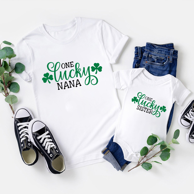 One Lucky St Patrick's Day Matching Shirts For Family