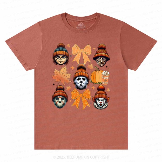 Fall Vibes Horror T-Shirts Beepumpkin 