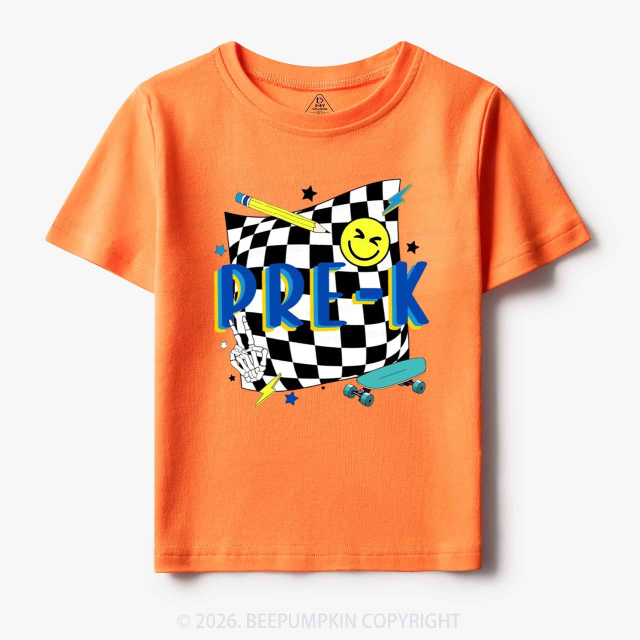 Personalized Cool Skateboard Lightning Back to School Toddler&Kid's Tees
