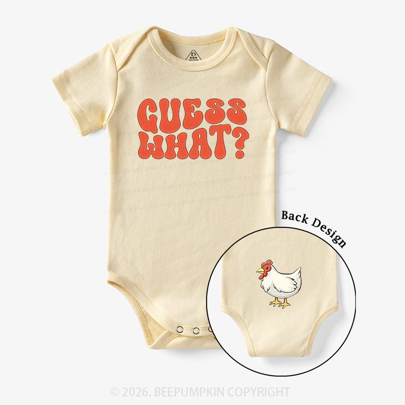 Guess What? Baby Bodysuit Beepumpkin