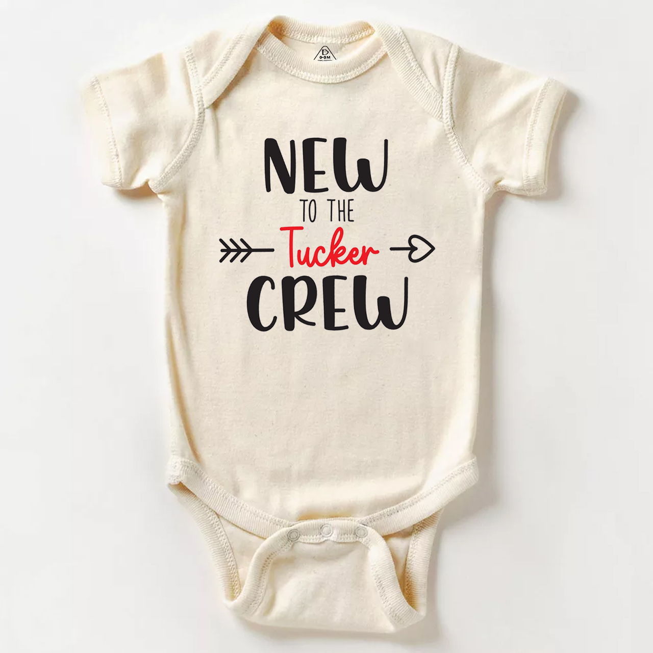 Personalized New To The Crew Bodysuit Beepumpkin