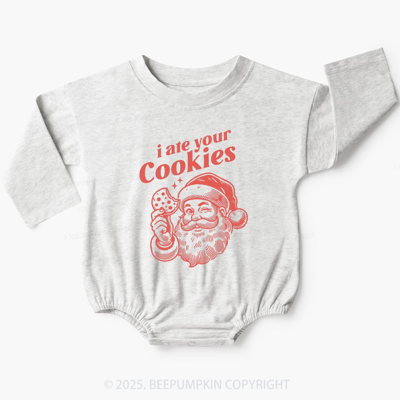 I Ate Your Cookies Baby Bubble Romper Beepumpkin