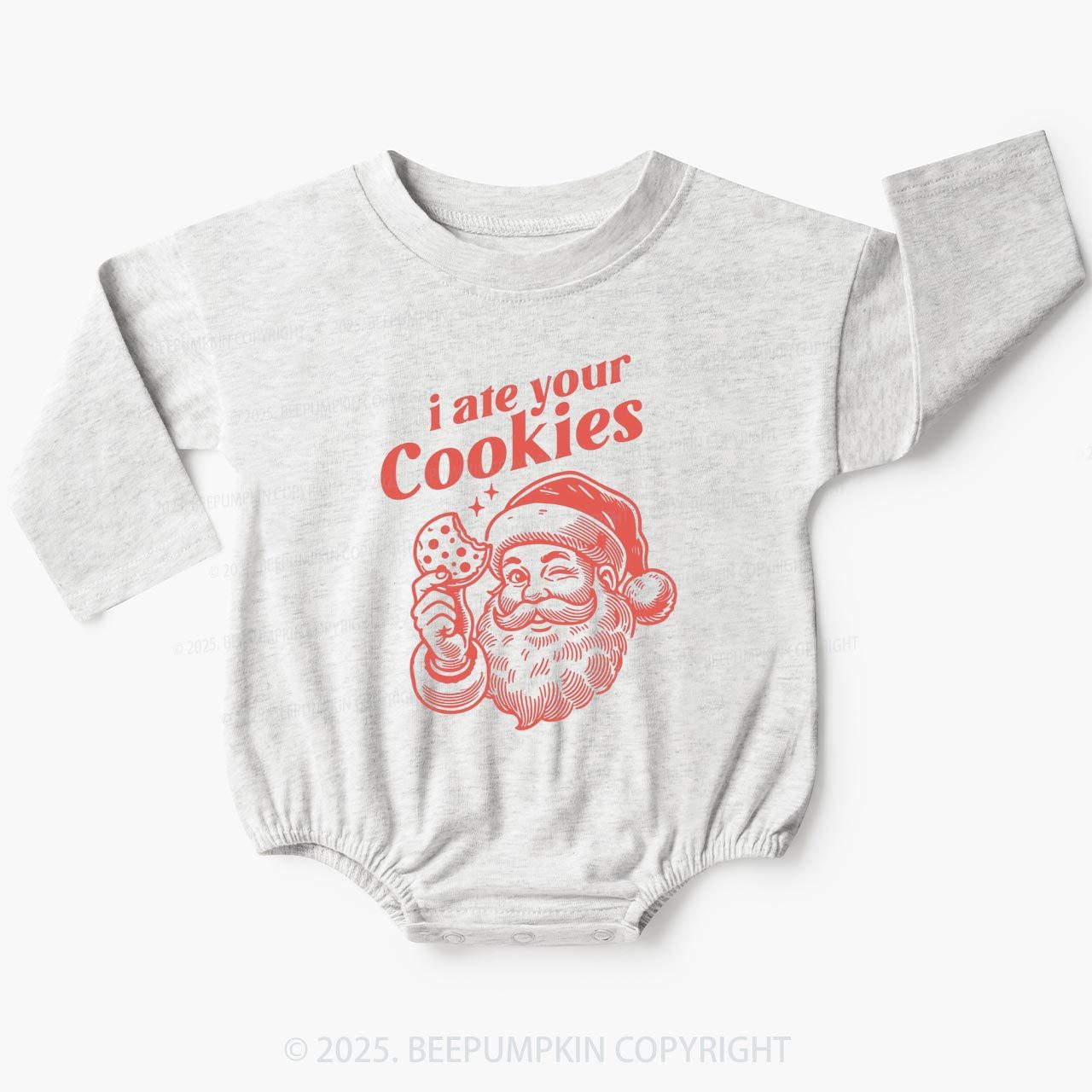 I Ate Your Cookies Baby Bubble Romper Beepumpkin