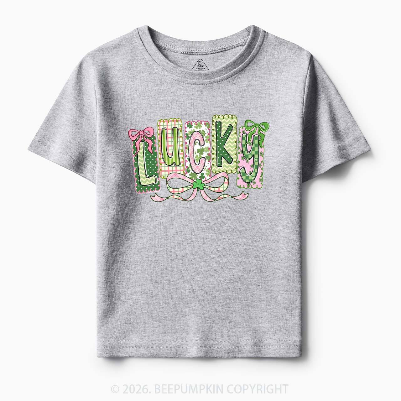 Lucky Shamrock St. Patrick's Day Toddler&Kid's Tees Beepumpkin