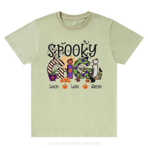 Personalized Spooky Gigi T-Shirts Beepumpkin