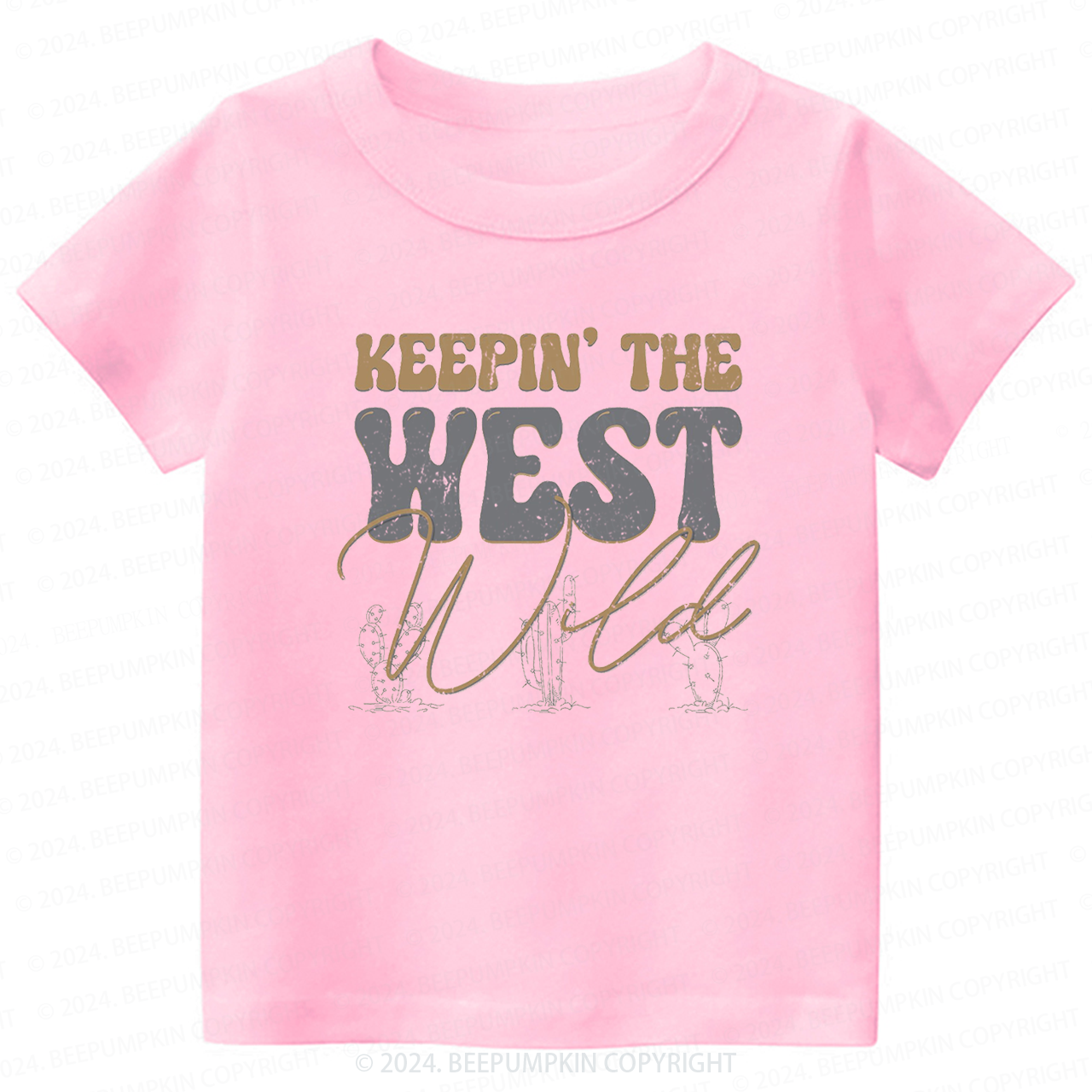 Keepin The West Wild Toddler&Kids Tees  
