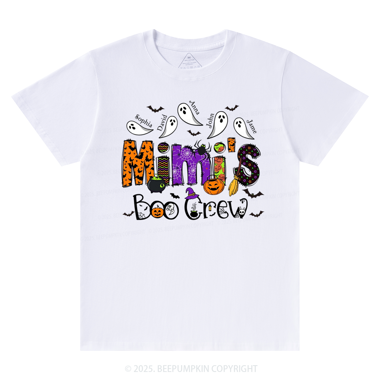 Personalized Mimi's Boo Crew T-Shirts Beepumpkin