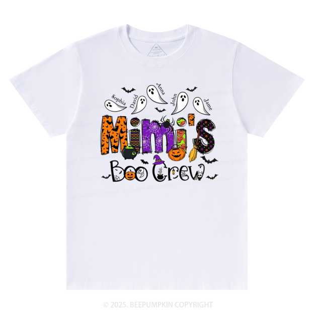 Personalized Mimi's Boo Crew T-Shirts Beepumpkin