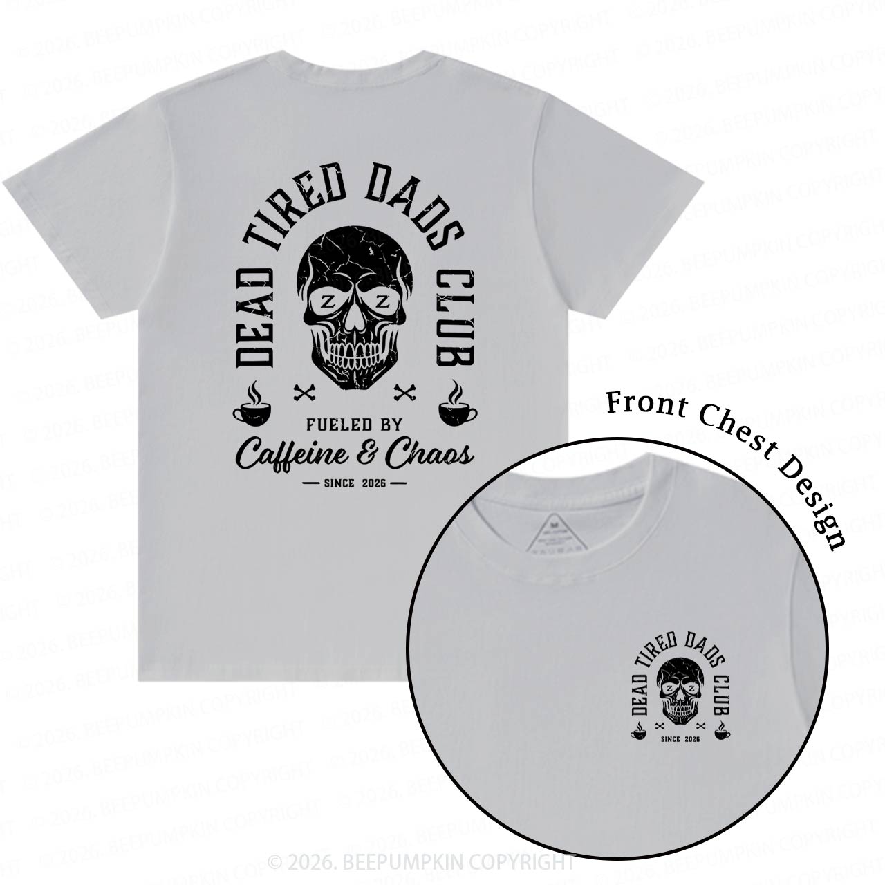 Personalized Dead Tired Dads Club T-Shirts