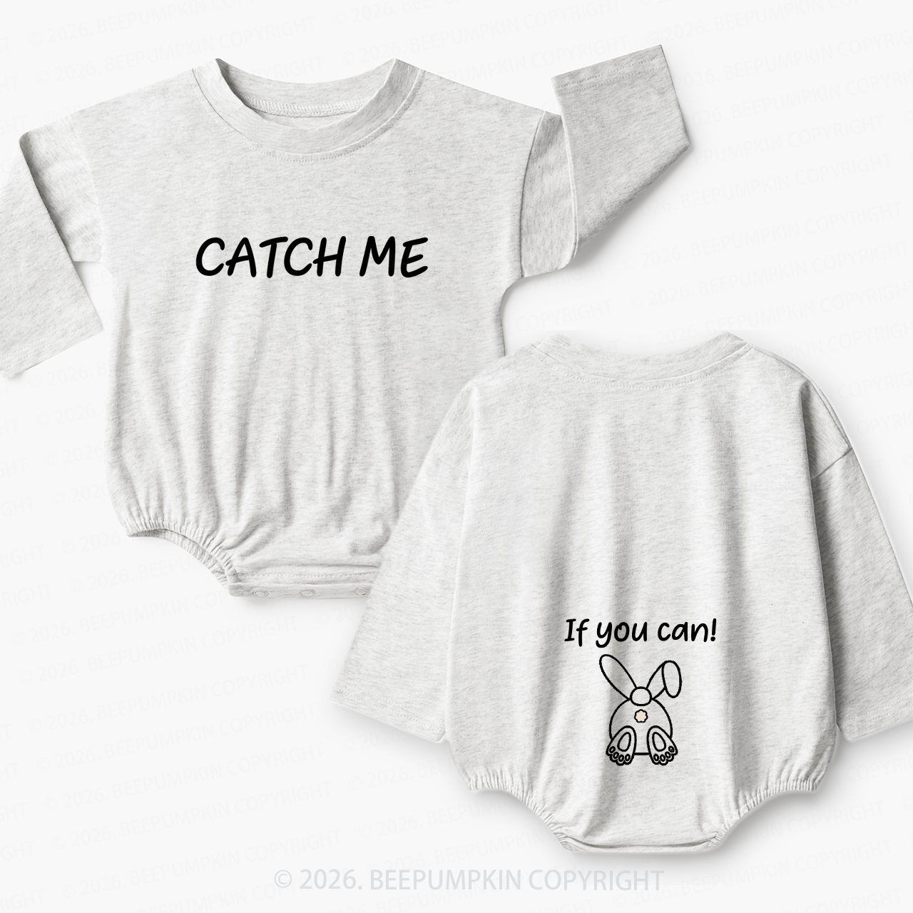 Catch Me, If You Can Baby Bubble Romper