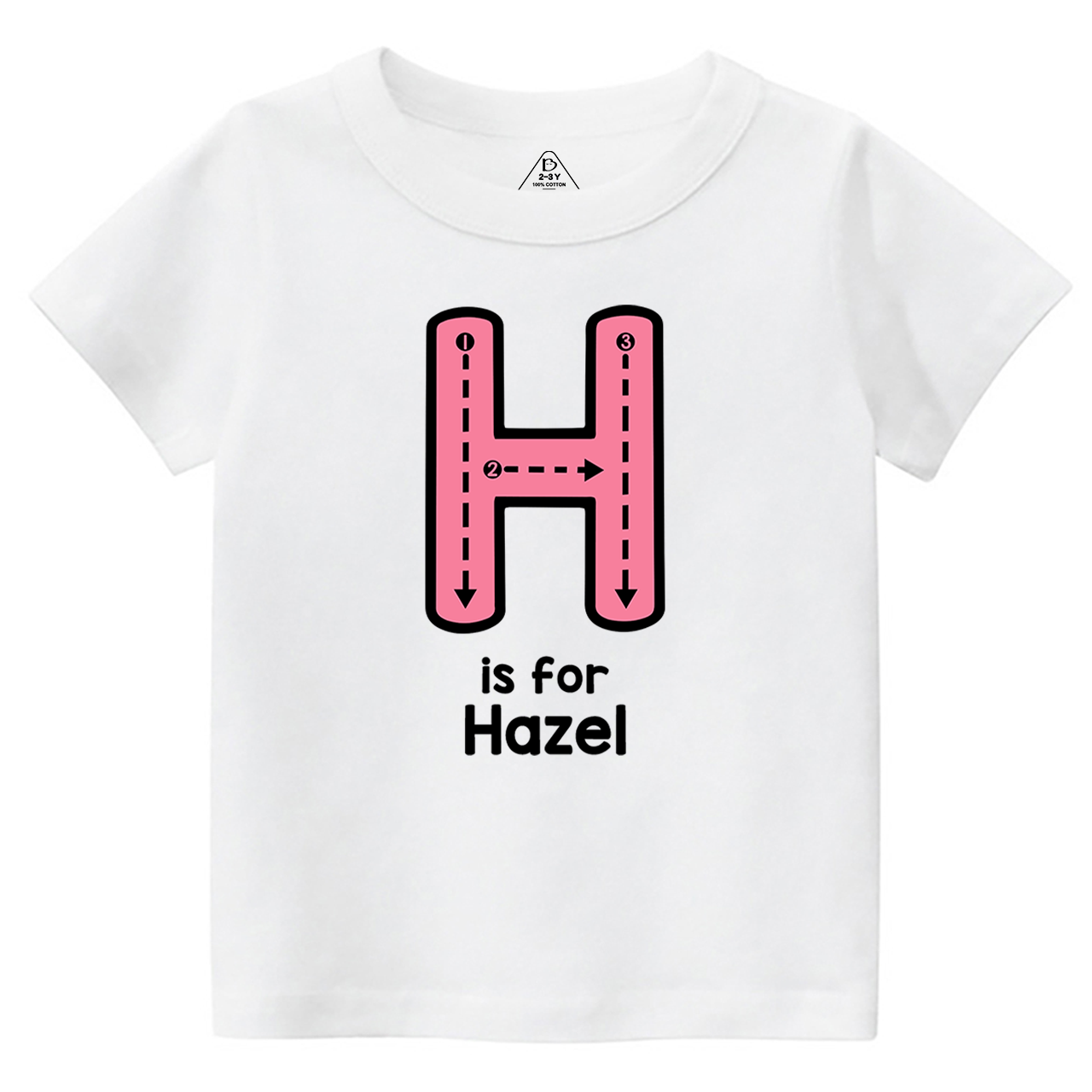 Personalized N Is For Name Tracing Alphabet Kids Shirts