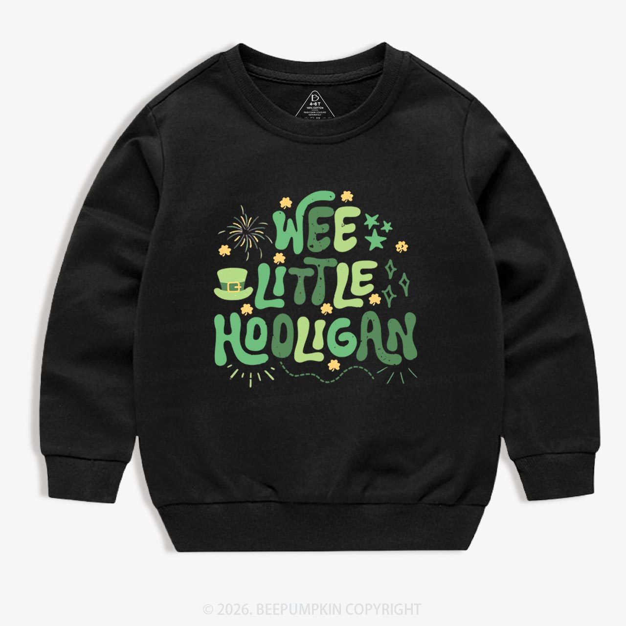 Wee Little Hooligan St. Patrick's Day Kid's Sweatshirt