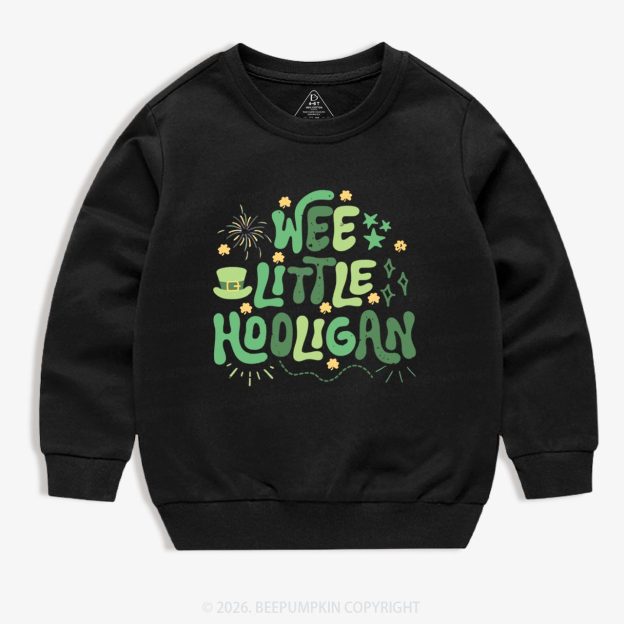 Wee Little Hooligan St. Patrick's Day Kid's Sweatshirt