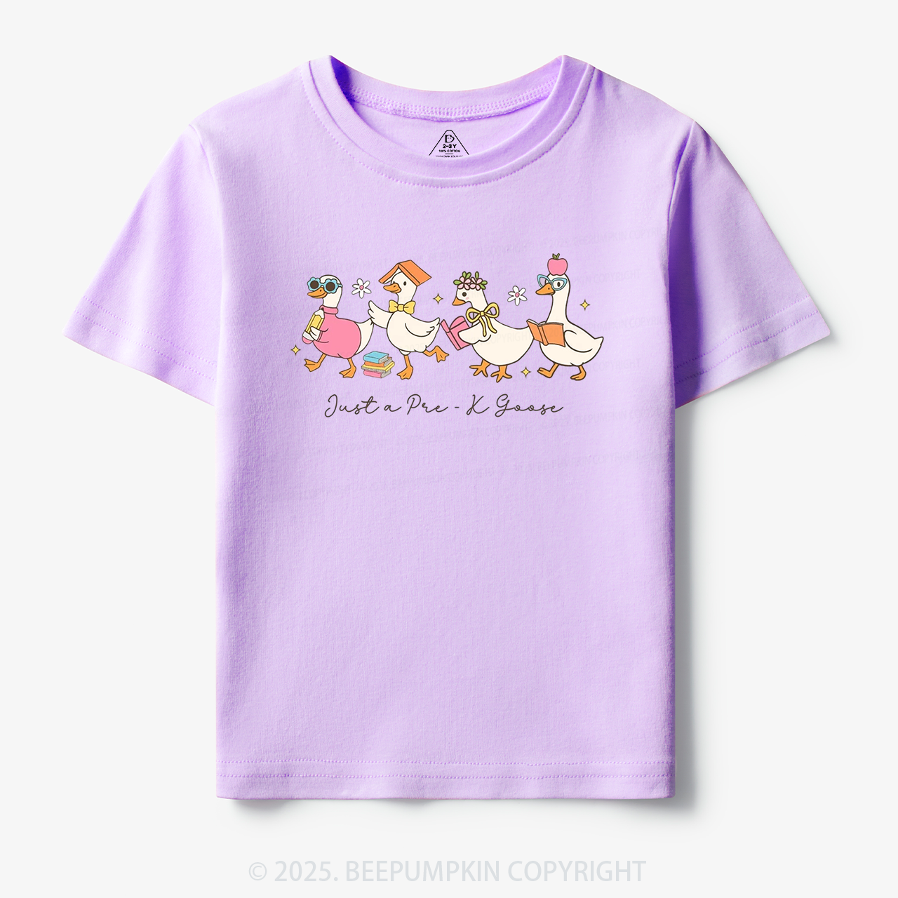 Personalized Back To School Goose Toddler&Kid's Tees Beepumpkin