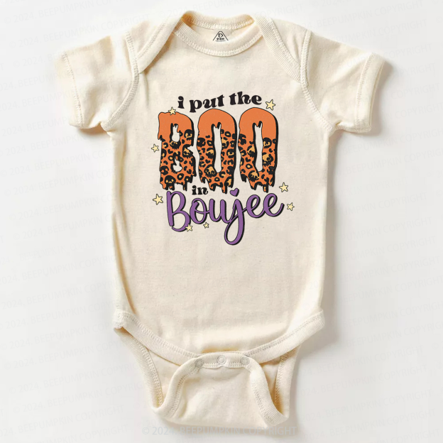 I Put The BOO In Boujee Halloween Tee Bodysuit For Baby