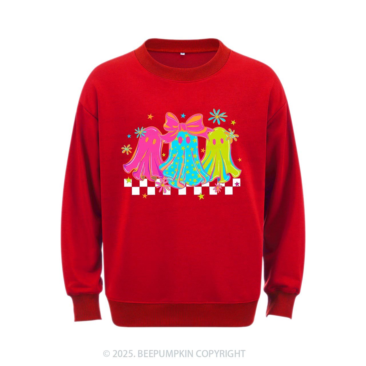 Halloween Ghost Neon Sweatshirt Beepumpkin