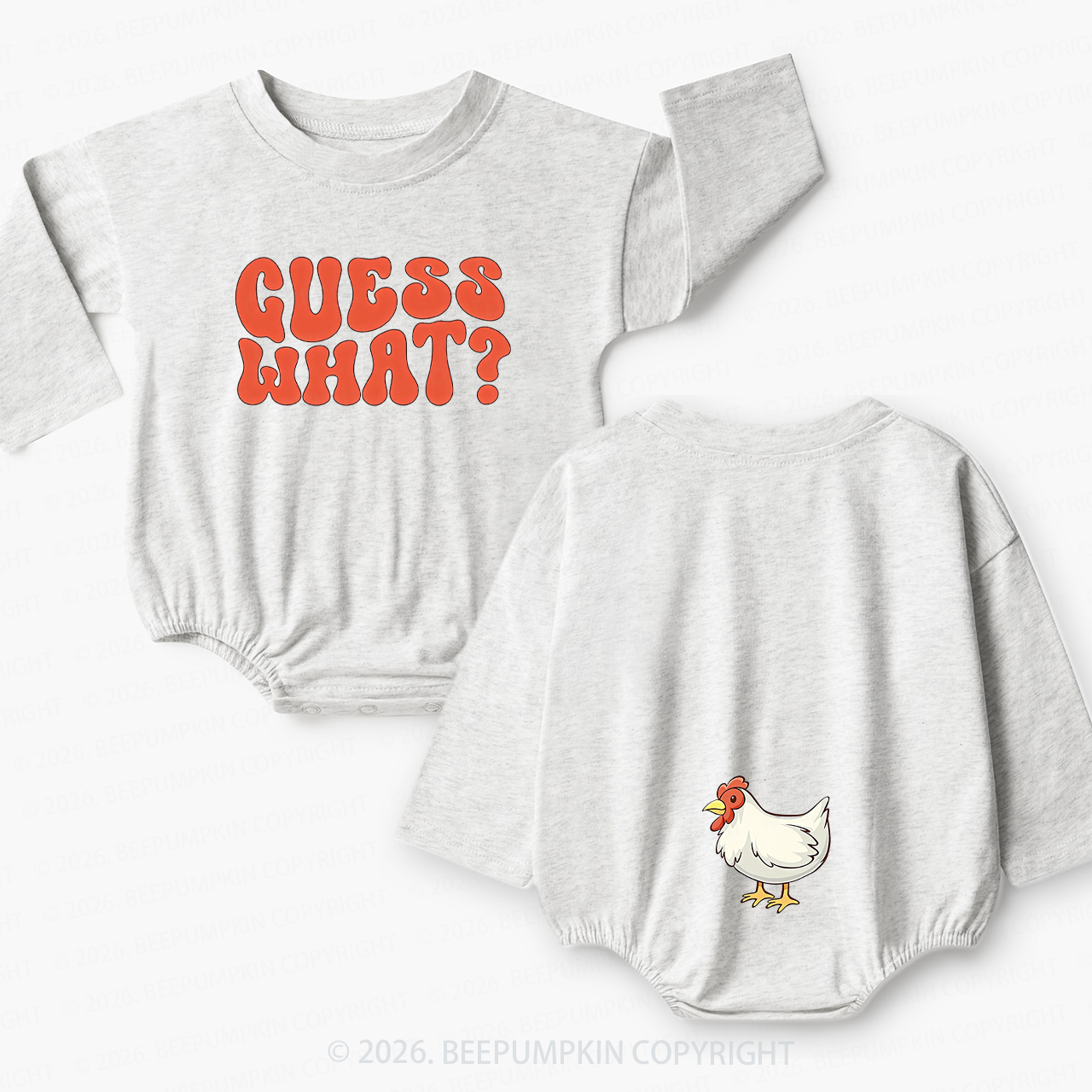 Guess What? Baby Bubble Romper Beepumpkin