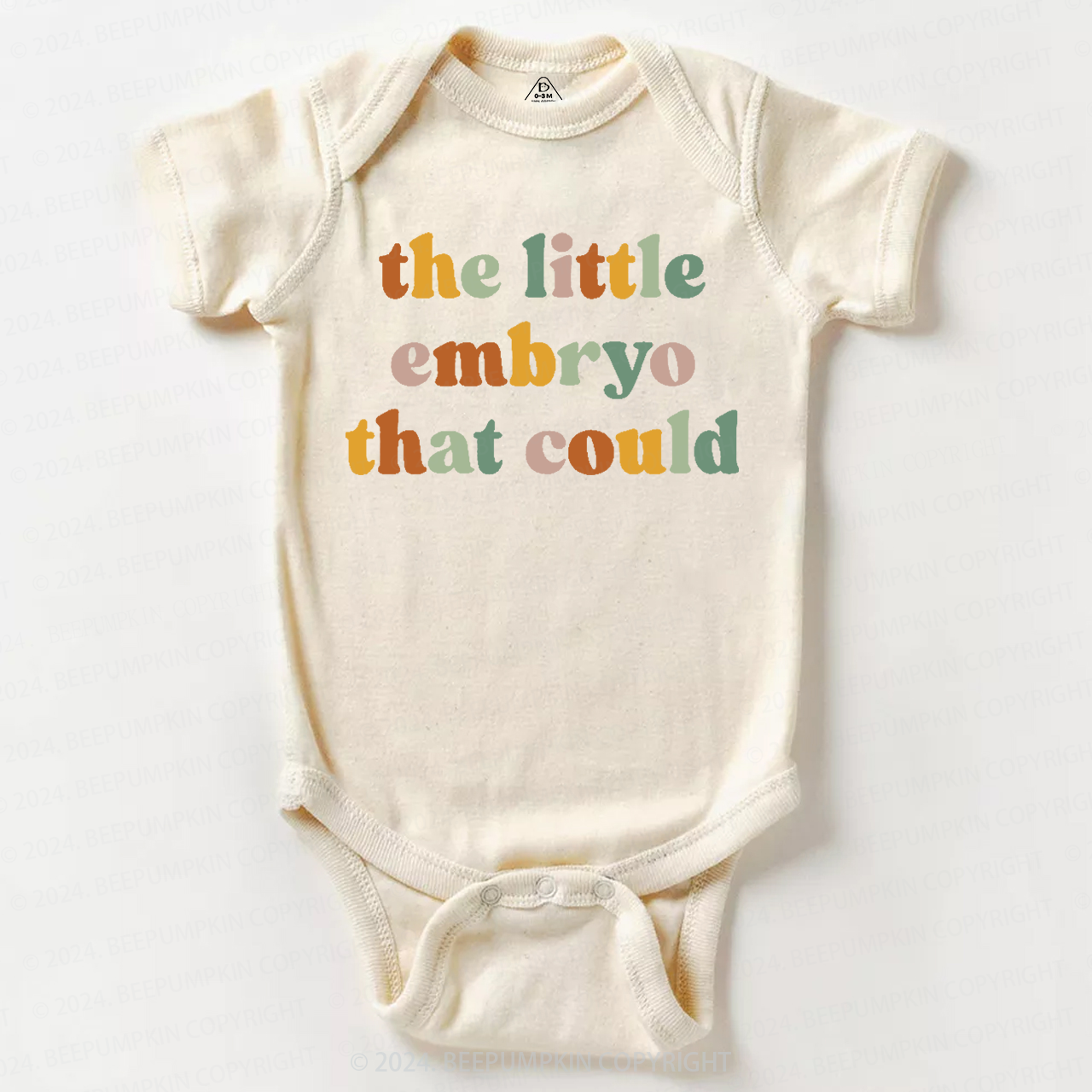 The Little Embryo That Could  Baby Bodysuit 7