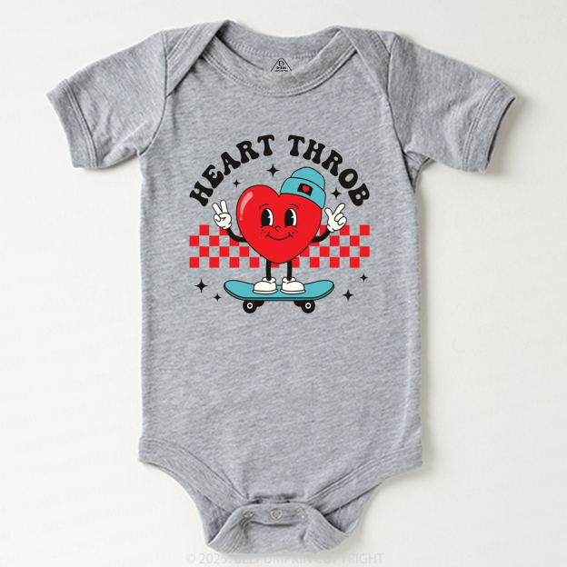 Heart Throb Valentine Bodysuit Beepumpkin