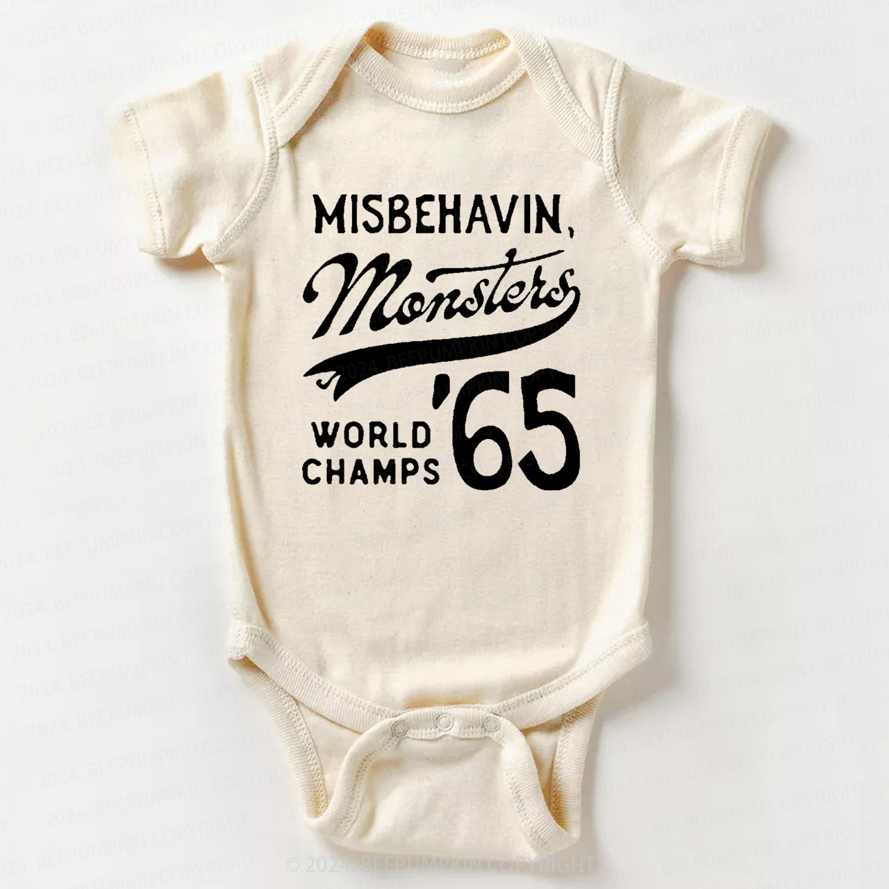 Misbehavin' Monsters  Bodysuit For Baby