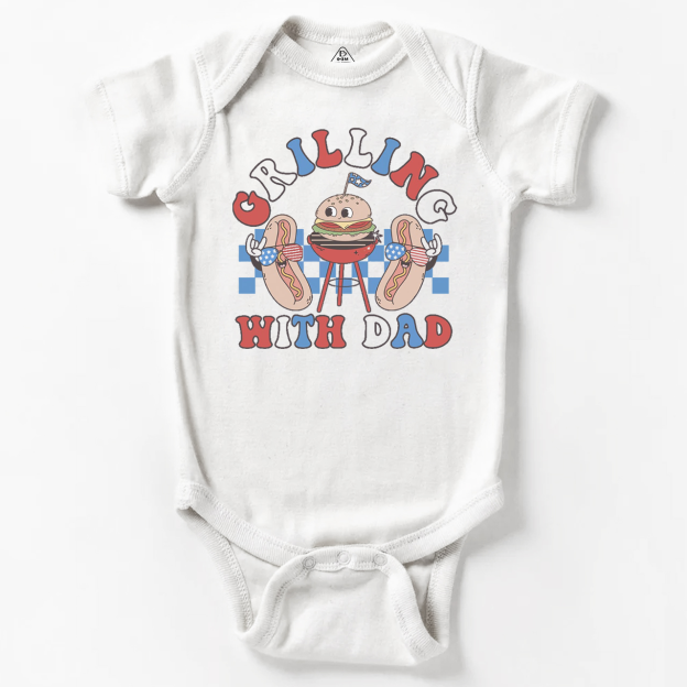 Grilling With Dad Bodysuit Beepumpkin