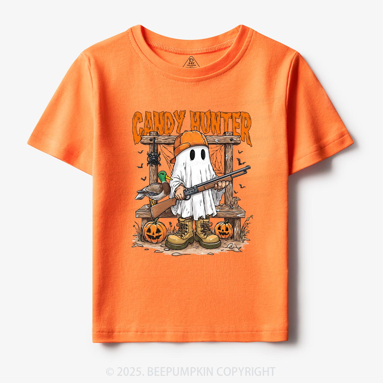 Candy Hunter Halloween Toddler&Kid's Tees Beepumpkin
