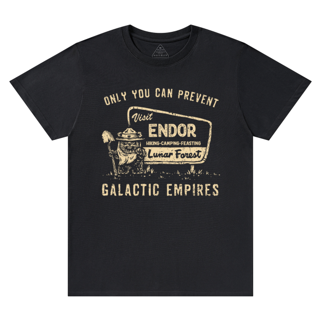 Ewok Endor National Park SW Dad T-shirt