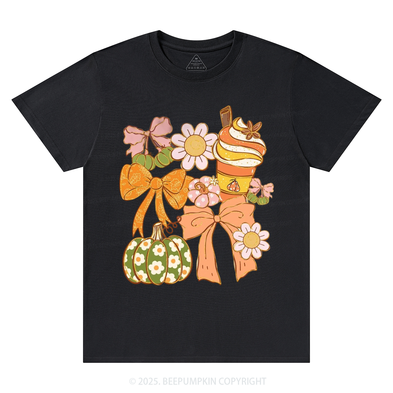 Fall Pumpkin Coquette Fall T-Shirts Beepumpkin 