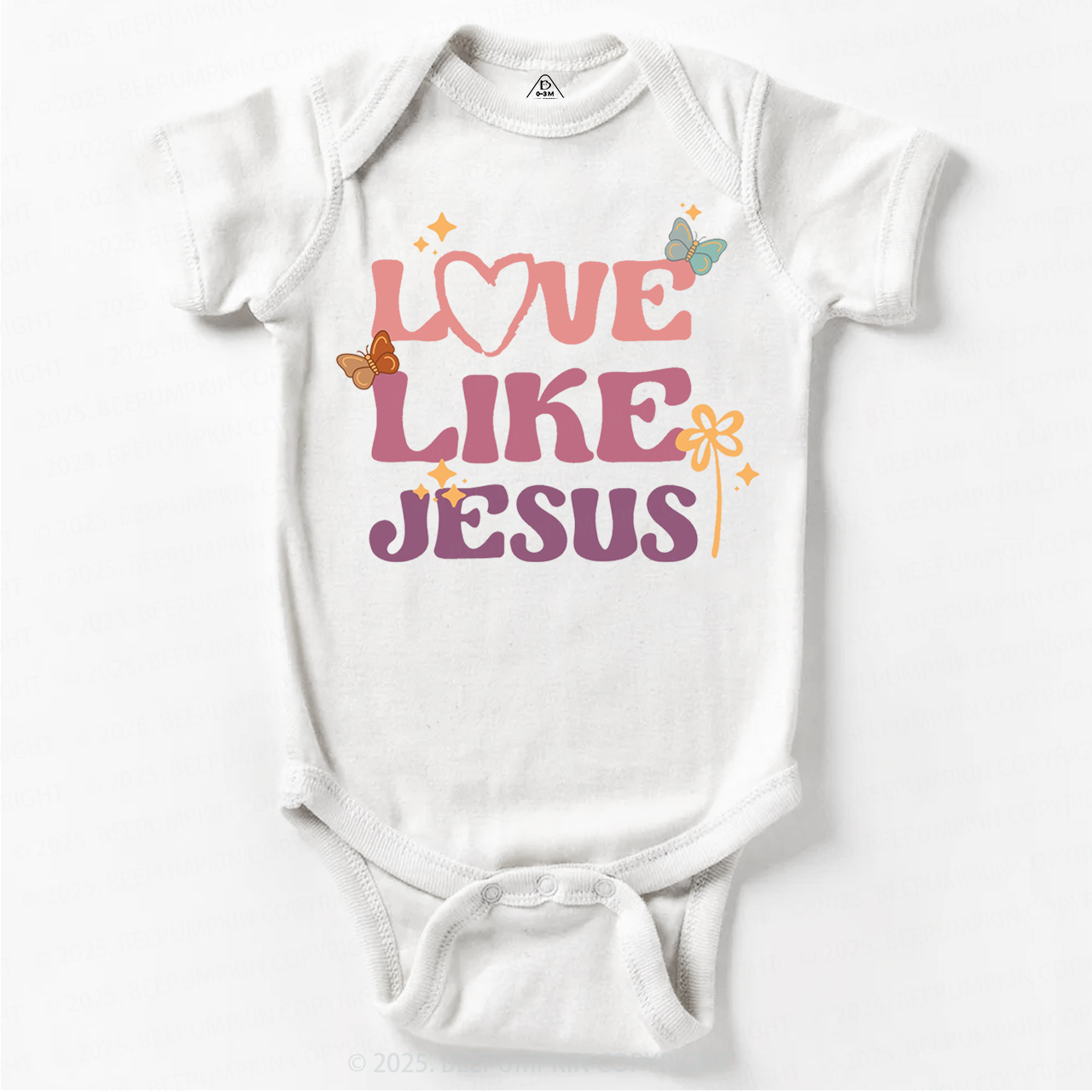 Love Like Jesus Bodysuit Beepumpkin