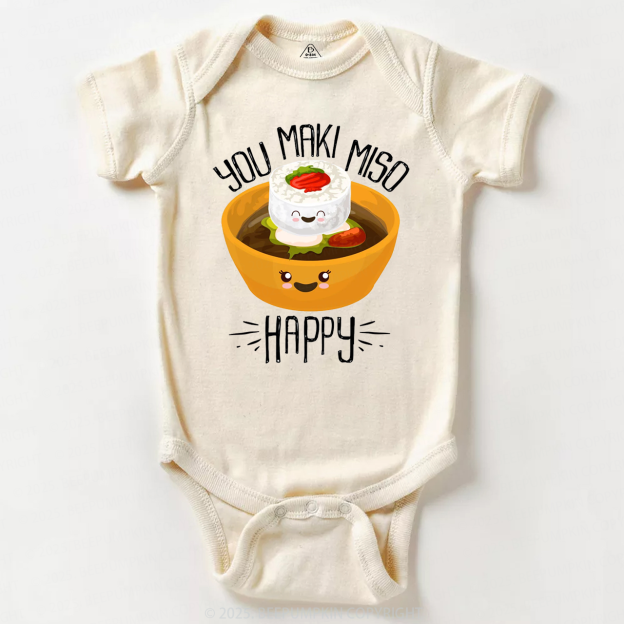 You Maki Miso Happy Bodysuit Beepumpkin