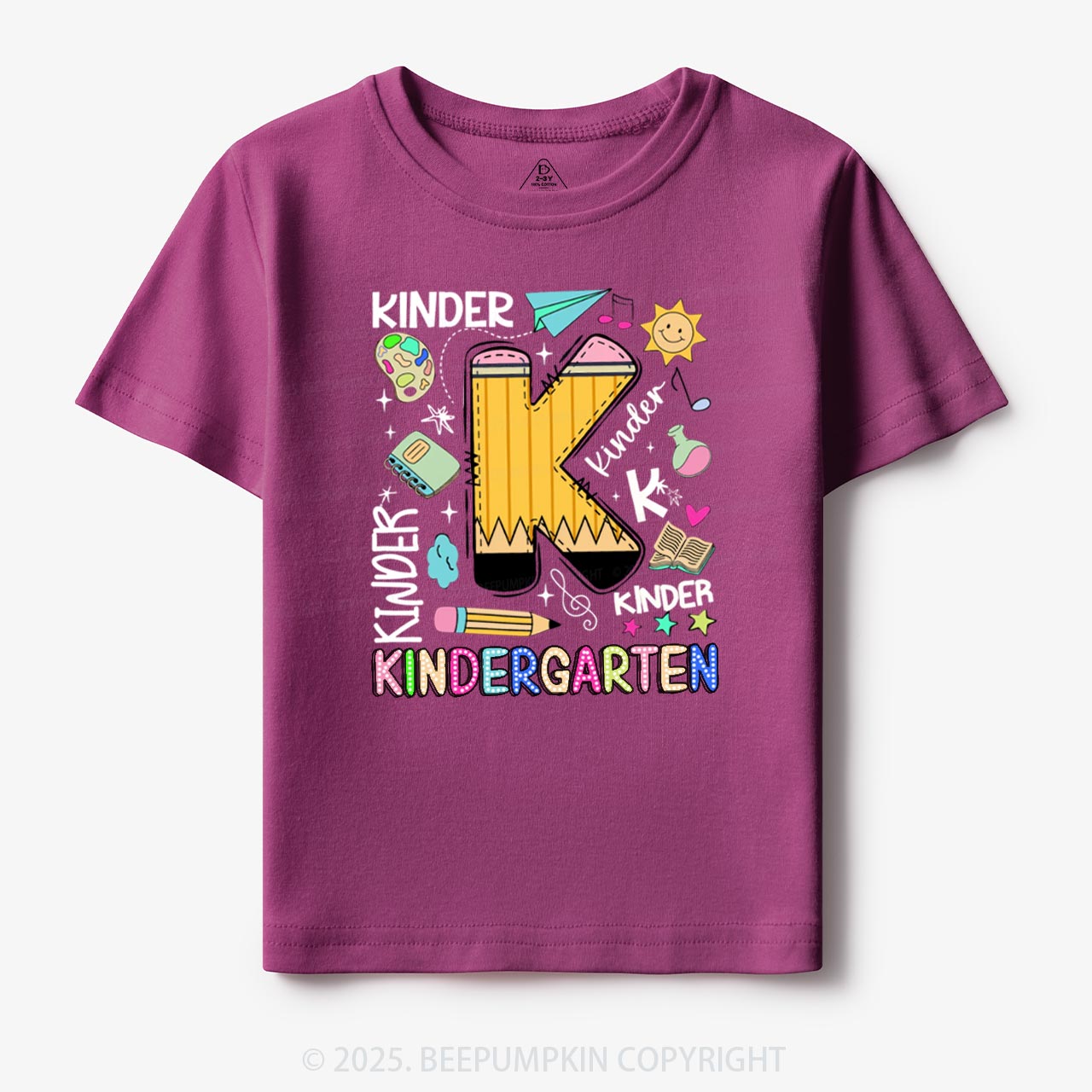 Personalized First Day Of School Toddler&Kid's Tees Beepumpkin