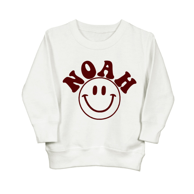 Custom Nickname Happy Sweatshirt For Kids
