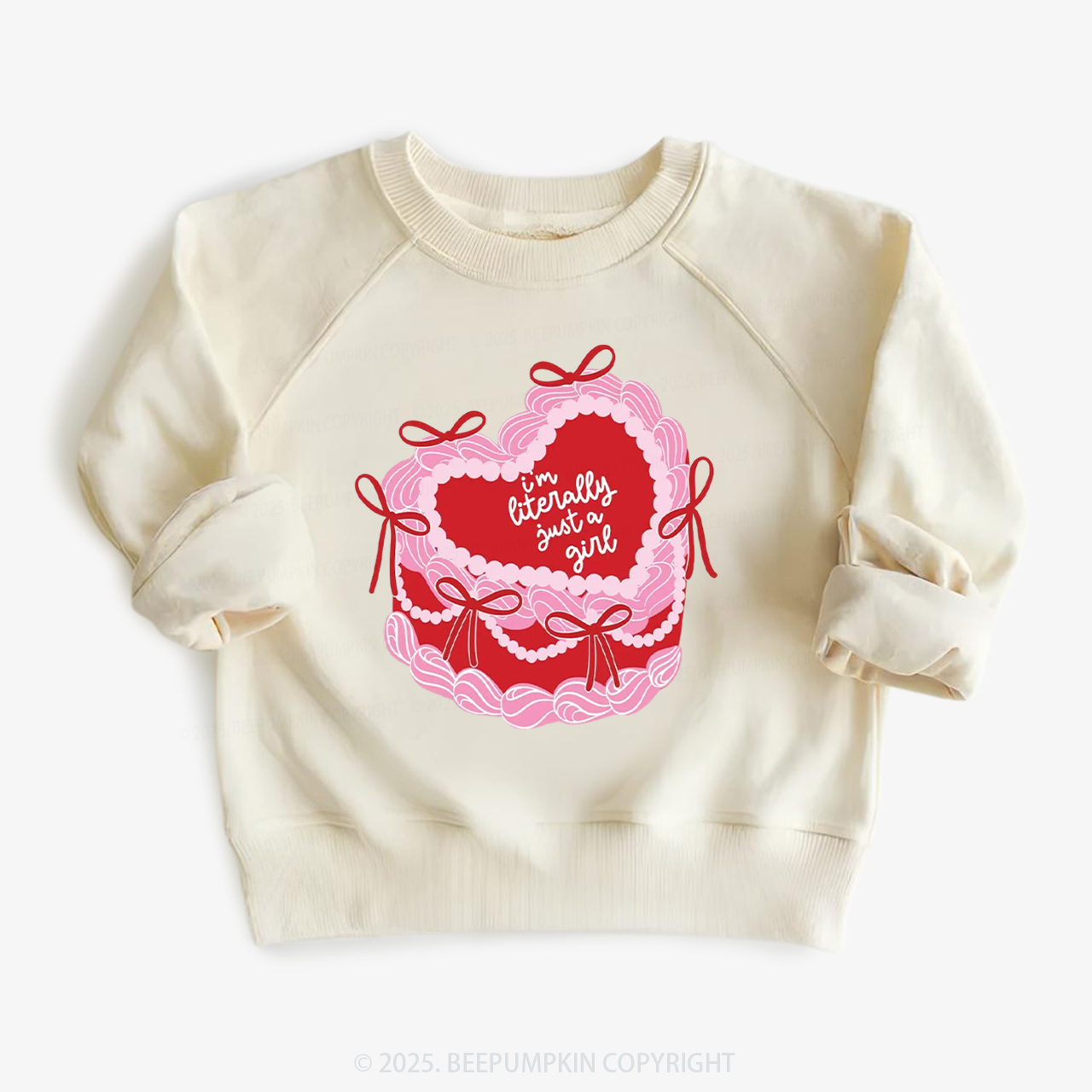 Literally Just A Girl Kid's Sweatshirt