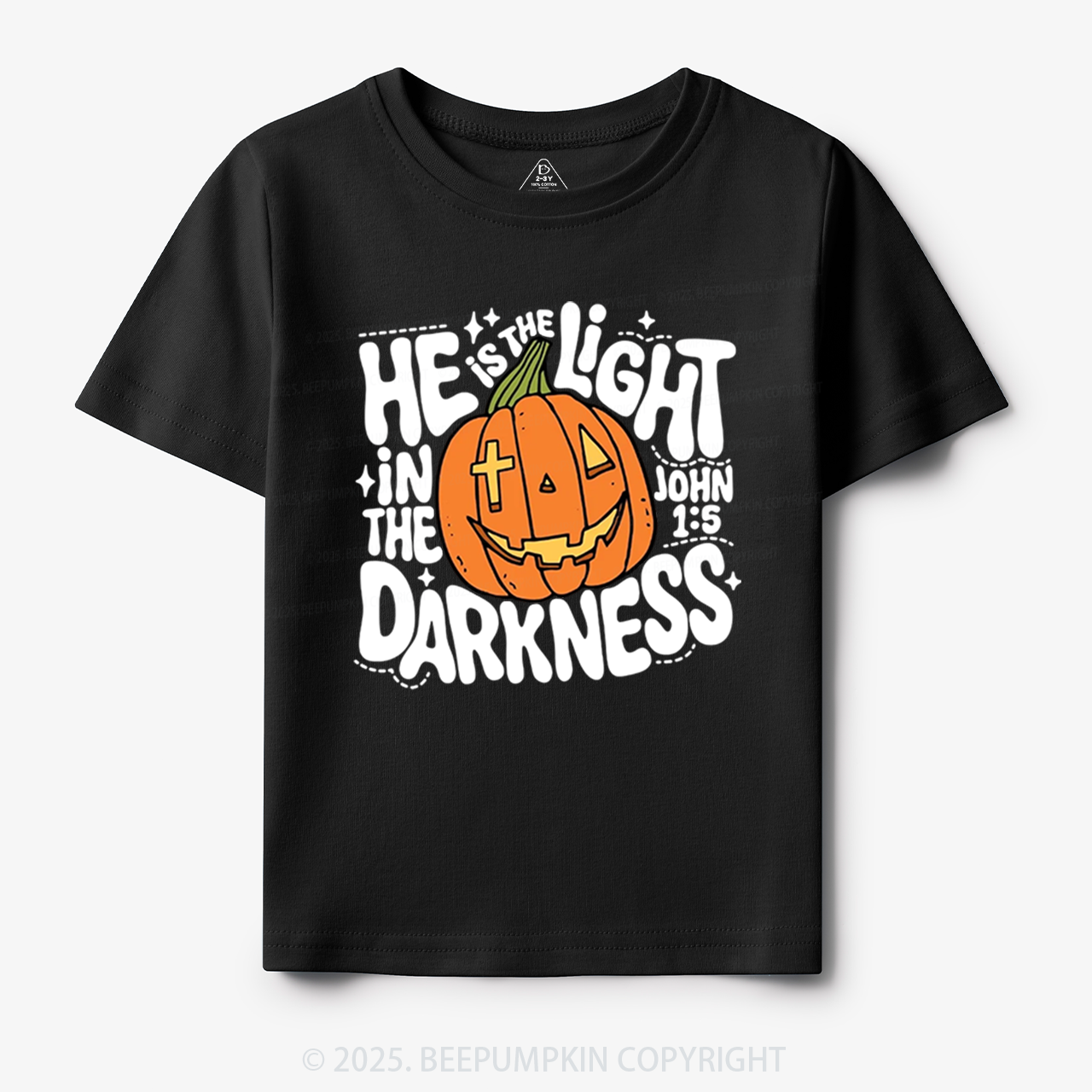 He Is The Light In The Dark Toddler&Kid's Tees Beepumpkin