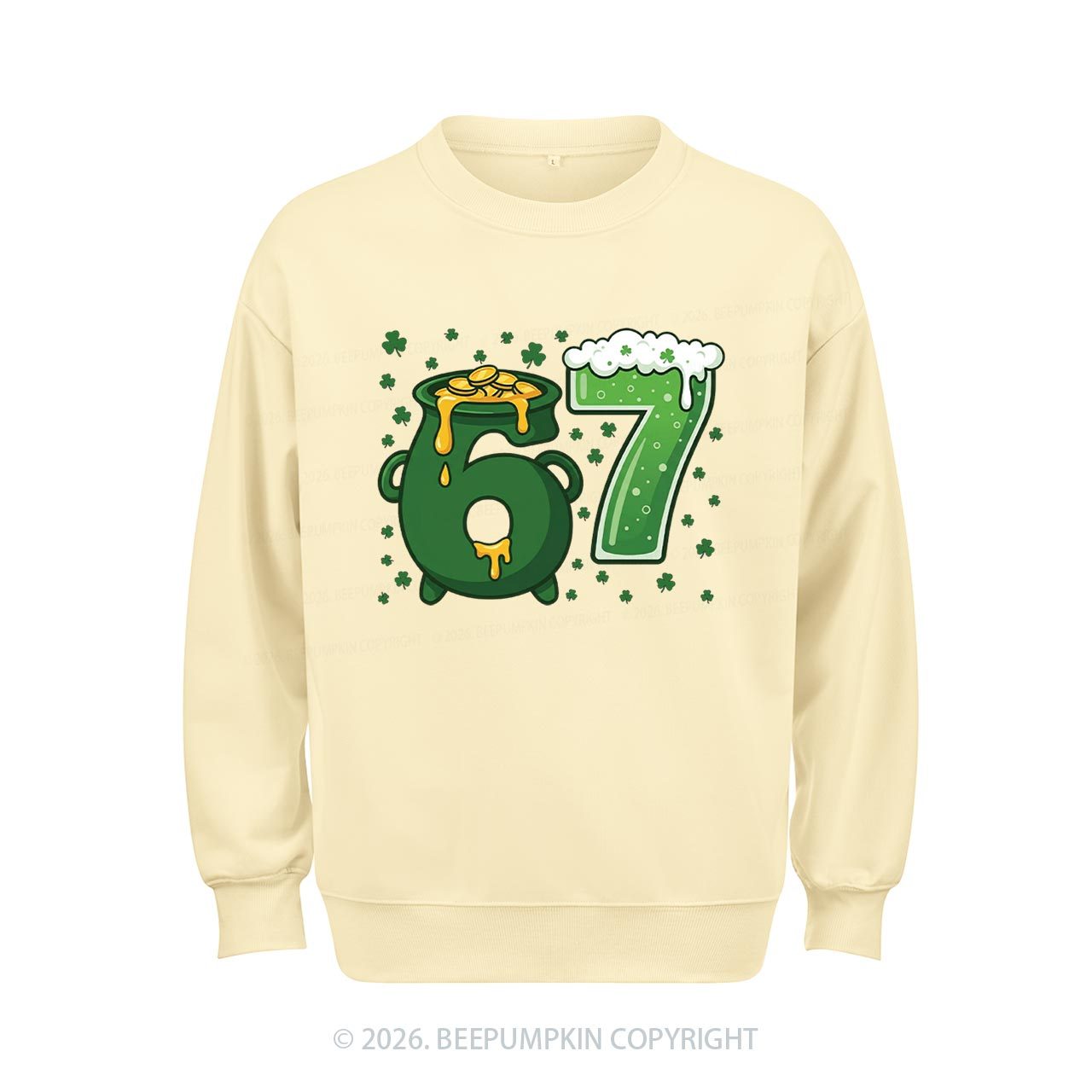 Six Seven St Patrick's Day Aldult Sweatshirt