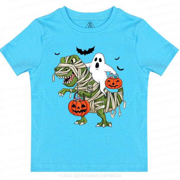 Halloween Dinosaur Ghost Toddler&Kids Tees 