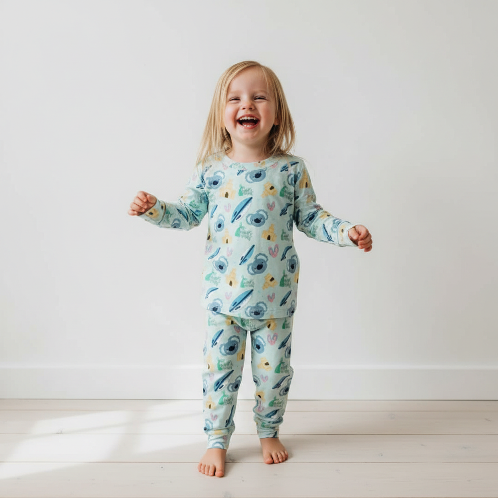Koala's Castle Two-Piece Pajama Set For Kids