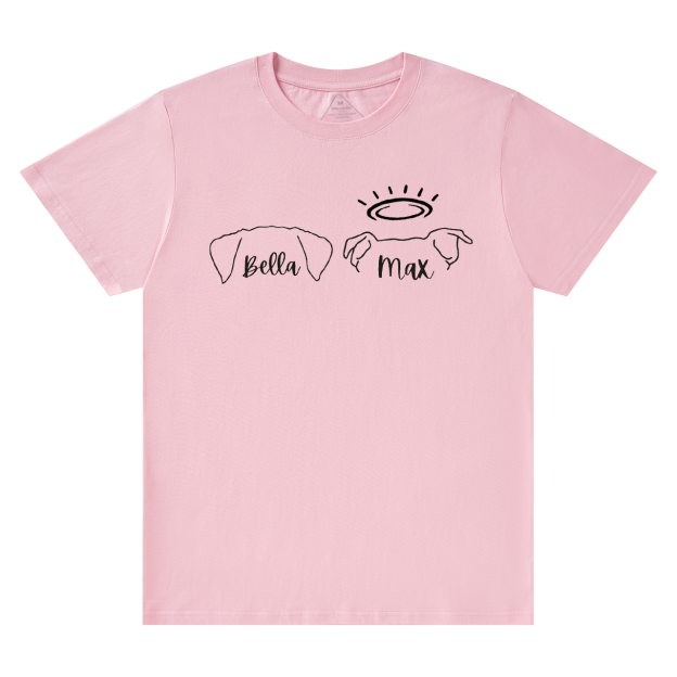 Personalized Dog Ears Mama T-Shirts